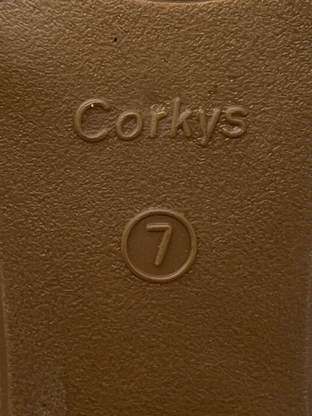 Corkys Metallic Silver Wedge Sandals with Cork Platform - Picture 8 of 10